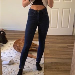 Madewell jeans high rise skinny